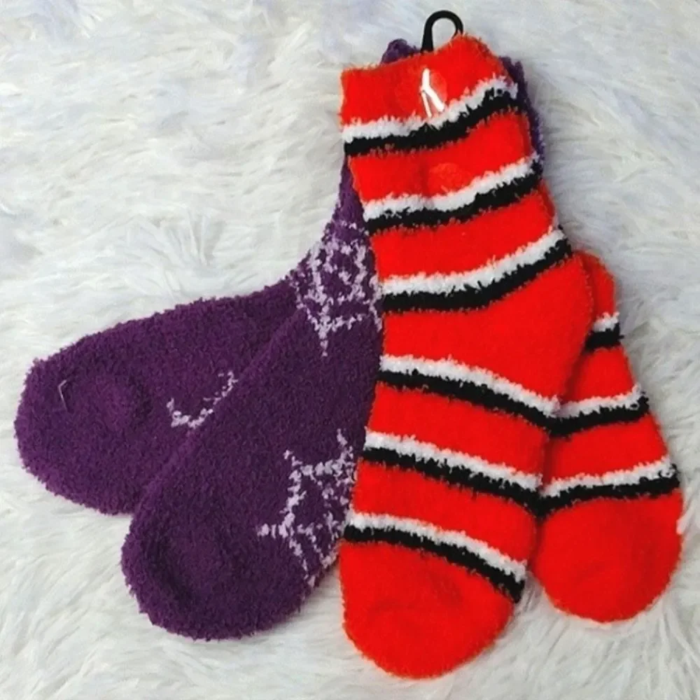 Disney 3 Pairs‎ Halloween Themed Minnie Mouse Crew Socks NWT